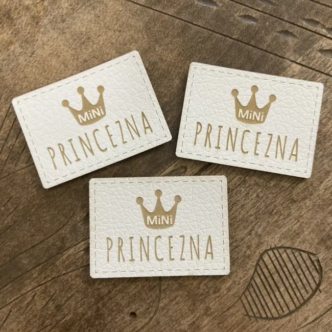 Koženkový štítek - Mini princezna