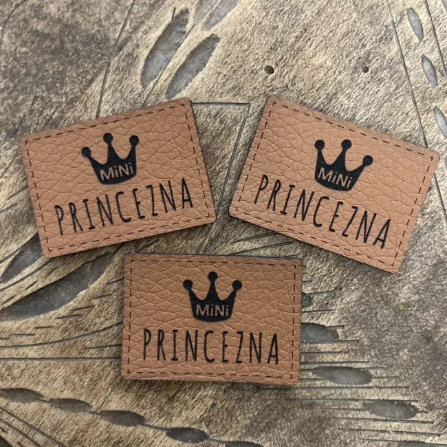 Koženkový štítek - Mini princezna