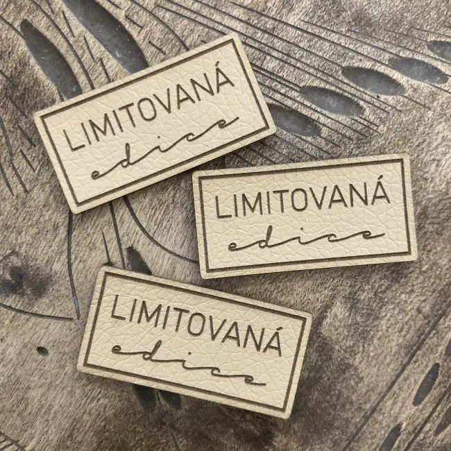 Koženkový štítek - Limitovaná edice 1
