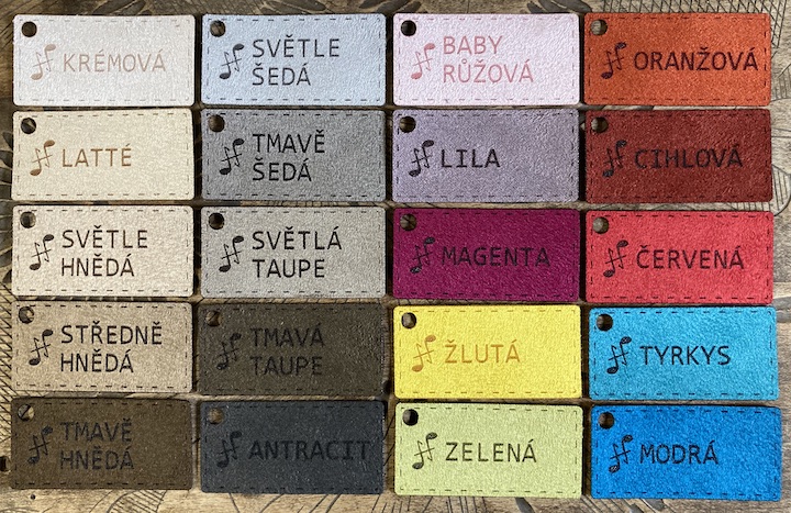 Semišový štítek – Princezna