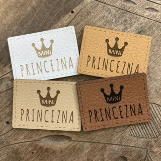 Koženkový štítek - Mini princezna