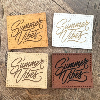 Koženkový štítek - Summer Vibes